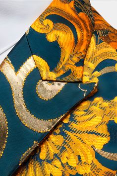 Teal Suit, Floral Suit, Baroque Floral, Men's Wear, Mens Gold, Deep Teal, Gold Floral, Suit Shop, Luxury Fabrics