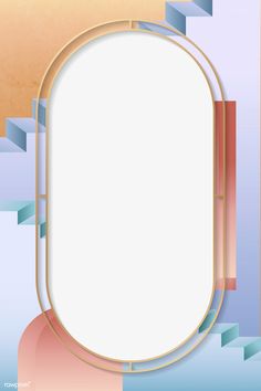 an abstract background with lines and shapes in pastel colors, including a white rectangular frame