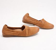 Slip back into the office routine with these free and easy leather flats, blending at-home comfort with chic design for a transitional work shoe. From Clarks Footwear. Brown Leather Slip-on Flat Shoes, Brown Slip-on Flats, Cheap Brown Slip-on Flats, Office Routine, Comfortable Brown Slip-on Flats, Brown Leather Sole Slip-on Flats, Work Shoe, Leather Flats, Work Shoes