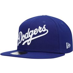 New Era Baseball Cap, Los Angeles Dodgers Logo, Dodger Hats, Royal Logo, New Era Logo, 59fifty Hats, Raised Embroidery, Los Angeles Dodgers, Fitted Hat