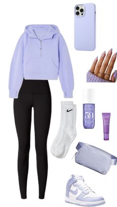 Purple Ootd, Lucy Outfits, 8th Grade Outfits, Early College, Purple Periwinkle, Preppy Outfits For School, Middle School Outfits