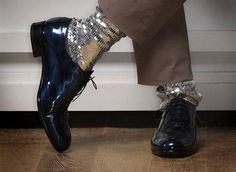 Glitter Socks, Viktor & Rolf, Girls Socks, Fashion Details, Sock Shoes, Knee Boots, Sequin, Fashion Inspo, Fashion Week