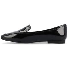 Every gal needs a loafer in her closet. The Tullie by Journee Collection strikes all the right notes with its square-toe and notched topline. Soft vegan suede uppers shape the look, and a padded footbed adds the right amount of cushion. | Journee Collection Women's Tullie Flats, 7M Formal Square Toe Flats For Fall, Classic Square Toe Flats For Formal Occasions, Chic Fitted Loafers For Spring, Classic Formal Flats With Square Toe, Classic Formal Square Toe Flats, Chic Fitted Loafers With Almond Toe, Chic Fitted Almond Toe Loafers, Chic Fitted Loafers For Work, Her Closet