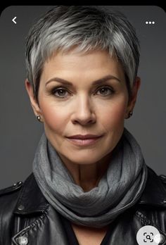 Grey Pixie Haircut Short Gray Hair Over 50, Pixie Hairstyles Over 50, Pixie Haircut Gray Hair, Short Grey Hair Styles, Soft Pixie Haircut Fine Hair, Gray Pixie Haircut Over 50, Gray Pixie Haircut, Short Hair For Older Women, Grey Pixie Hair