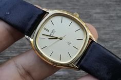 Vintage Seiko Gold Plated 5931 5330 Dress Men  Quartz Watch Japan Cushion Shape 35mm Please see photo to see condition of actual watch. Watch is Working. New Battery will be provided. Seiko Gold, Dress Men, Vintage Watches For Men, Wristwatch Men, Wrist Watches, Vintage Watches, Quartz Watch, Jewellery And Watches, Men Dress