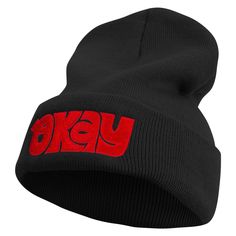 Artistic Okay Logo Embroidered 12 Inch Long Knitted BeanieMade of 100% acrylic.One size fits most with flexibility, fitting up to XL.12 inches deep and 8 inches wide.Cuff measures 3 inches long.Adult/Unisex.Great for keeping you warm on a cold day.8(W) X 12(L) X 1(H) inches.Soft, thick and warm material.Double Layers.Fall and Winter season.Hand wash only.Imported. Long Beanie, Knitted Beanie, Long Knit, Wide Cuff, Knit Beanie, Fall And Winter, Winter Season, Cold Day, Logo Embroidered