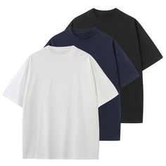 PRICES MAY VARY. 【Material】:The oversized men shirt is made of soft and skin-friendly 100% cotton fabric, lightweight, skin-friendly and soft, comy to wear. The basic tee is super versatile and can be worn with any bottoms. The oversized cotton t-shirt is friendly to any body type and fits perfectly no matter what kind of shape you have. 【Design】: Short sleeve cotton T-shirts, solid color tees, oversized T-shirts, drop shoulder T-shirts, round neck, loose fit tops, short sleeve pullovers, causal Cheap Brown Short Sleeve Shirt With Relaxed Fit, Plain Baggy Tshirt, Cheap Beige T-shirt For Everyday Wear, Cheap Beige Short Sleeve Camp Shirt, Oversized Plain Solid Shirt, Oversized White Plain Tops, Cheap Oversized Plain T-shirt, Oversized Basic Cotton T-shirt, Baggy Tshirt