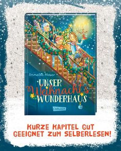 an advertisement for the german children's book, under christmas wunderhauss