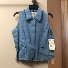 Great Addition To Any Cowgirl’s Closet! Bundle & Save! Casual Denim Vest With Snap Buttons For Summer, Casual Summer Denim Vest With Snap Buttons, Light Wash Tops For Rodeo In Spring, Casual Medium Wash Top For Rodeo, Western Style Denim Tops For Spring, Denim Blue Tops For Spring Rodeo, Denim Blue Tops For Rodeo In Spring, Casual Denim Top For Rodeo, Denim Blue Top For Rodeo In Spring