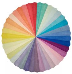 an image of a rainbow color wheel