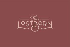 the lostborn logo on a maroon background