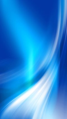 an abstract blue background with white lines and curves in the foreground, blurry to the left