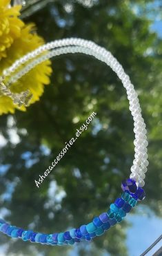 💙Half Blue Beaded 🦪Half Pearl Necklace>> Measuring 16.5 Inches Long + [Extension Chain]= 17.5 Inches Long. *Aesthetic GIFT BOX  Comes With. X Beaded Necklace⏫️ * Beaded Dangling Earrings ~Bracelet/ Anklet ~ Multi Colored String Bracelet  *Dainty Chain Necklace *Small Bear ◦4 Stickers Handmade Blue Crystal Choker Necklace, Blue Crystal Choker Necklace Gift, Half Pearl Necklace, Aesthetic Gifts, Dainty Chain Necklace, Aesthetic Gift, Blue Beaded Necklace, Jewelry Aesthetic, Silver Chain Style