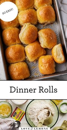 Try these homemade dinner rolls once, and you'll make them forever! Flaky, soft, and buttery, they're an easy, delicious addition to any meal. California Thanksgiving, No Yeast Dinner Rolls, Entertaining Food, Homemade Dinner Rolls, Eat Pretty