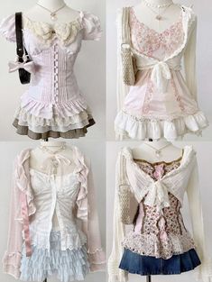 Styles Of Clothes, Himekaji Outfits, Kawaii Outfit Ideas, Kawaii Fashion Outfits, Cute Everyday Outfits, Pink Outfits, Girly Outfits