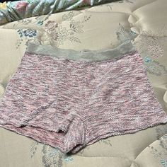 Size-Small Color-Grey And Pink Brand- Aerie Pink Cotton Pajama Shorts For Lounging, Pink Cotton Sleep Shorts, Comfortable Pink Pajama Shorts For Pajama Party, Pink Pajama Shorts For Sleepovers, Comfortable Stretch Pink Sleepwear, Pink Short Sleepwear For Sleepover, Cozy Stretch Pink Bottoms, Pink Pajama Shorts For Lounging, Pink Short Bottoms For Sleep