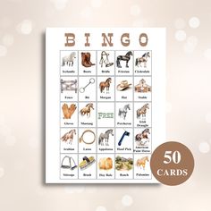 a poster with the words, numbers and pictures of different animals on it's sides