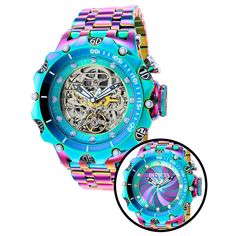 Multicolor Chronograph Watch With Round Dial, Luxury Automatic Multicolor Watches, Modern Multicolor Watches With Metal Dial, Luxury Multicolor Automatic Watches, Multicolor Automatic Watch With Round Dial, Multicolor Automatic Watch Accessories, Modern Multicolor Automatic Watches, Best Watches For Men, Invicta Watches