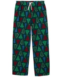 Adult Christmas Tree Pull-On Fleece Pajama Pants from carters.com. Shop clothing & accessories from a trusted name in kids, toddlers, and baby clothes. Christmas Pj Pants, Christmas Pajama Pants, Family Pjs, Christmas Pj, Thermal Pajamas, Fleece Pajama Pants, Fleece Pajamas, Pj Pants, Fleece Pants