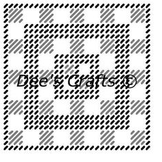 a black and white checkered pattern with the word die's crafts