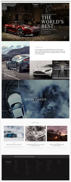 an image of a website page with cars on it and the words, world's best