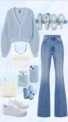 #ootd #outfitinspo #taylorswift #1989 #1989era #outfit #blue Eras Tour, Taylor Swift, Swift, Ootd, Energy, Blue