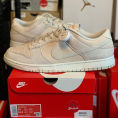 Welcome To The Hypestockpile Poshmark Closet! All Our Products Are 100% Authentic. Item Details: Brand: Nike Item Name: Nike Dunk Low Retro Premium Vast Grey Color: Vast Grey/Summit White-Pearl White Style Code: Dd8338 001 Year Of Release: 2022 Condition: Brand New With Original Box (Unworn/Deadstock) And Tags If Applicable Size: Please Use The Scroll Down Bar To Check For All Sizes Available! Shipping: Free Shipping! All Orders Purchased Before 1:00 Pm Et. Qualify For Same Business Day Shipping Gray Low-top Custom Sneakers With Gum Sole, Custom Low-top Gray Sneakers With Gum Sole, Gray Suede Sneakers With Boost Midsole, Gray Leather Skate Shoes With Gum Sole, Gray Leather Custom Sneakers With Gum Sole, Nike Gray Leather Skate Shoes, Gray Skate Shoes With Gum Sole And Round Toe, Gray Urban Custom Sneakers With Branded Insole, Gray Suede Sneakers With Round Toe