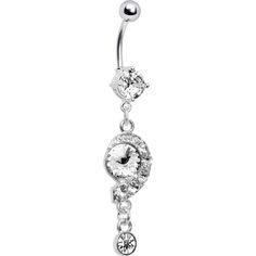 Product Details Dazzling gem belly ring with an extra dash of style. This contemporary navel ring features stunning bling and a stainless steel curved barbell. Specifications 14 Gauge (1.6mm), 7/16" (11mm), 316L Surgical Grade Stainless Steel, 5mm Ball Conch Piercing Jewelry, Opal Nose Ring, Daith Piercing Jewelry, Tragus Piercing Jewelry, Pregnancy Belly Rings, Horseshoe Jewelry, Helix Piercing Jewelry, Gold Belly Ring, Ear Hangers