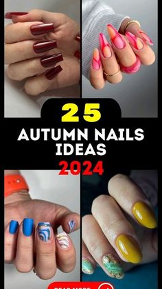 Fall Nails Sweater, October Nail Colors, Fall Color Trend, Nail Base Coat, Nail Types, Orange Nail Polish, Maroon Nails, Nude Nail Polish