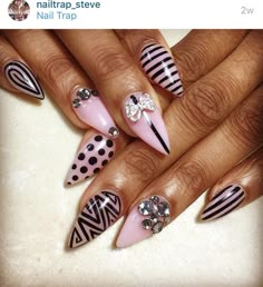 Stilleto Nails Designs, Hot Nails, Pedicures, Coffin Nails Designs, Beautiful Nail Art