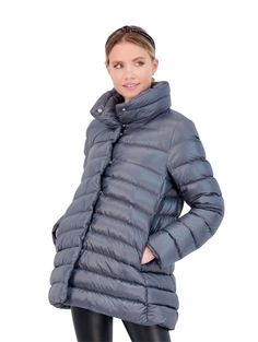 The Chelsea A-frame Down Jacket - WAREHOUSE MOVING SALE- FINAL SALE /No Returns/No Exchanges Elegant Spring Outerwear With Padded Collar, London Chelsea, All 4 Seasons, Jacket Collection, Comfortable Chic, Chic And Elegant, Pillow Fabric, Central London, 4 Seasons