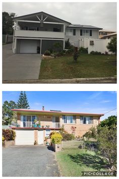 before and after pictures of a house in the suburbs