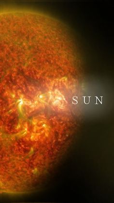 an image of the sun taken from space