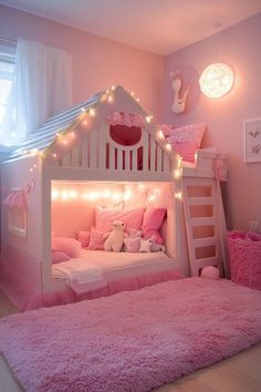 #homedecor, #interiordesign, #homedesign, #decor inspiration ,#homeinterior ,#earthydecor ,#christmasroom ,#kitchendecor Pink Toddler Rooms, Girly Pink Bedroom, Pink Bedroom For Girls, Toddler Bedroom Girl, Pink Bedroom Ideas, Bedroom Ideas Inspiration