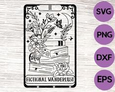 an image of the tarot card with flowers on it