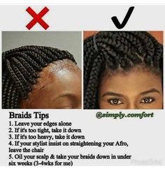 Edge Control For Braids, Style Black Women, Cornrows Braids For Black Women, Afro Braids, Blonde Box Braids, Makeup Hacks Beauty Secrets, Edges Hair, Bob Braids, Braided Styles