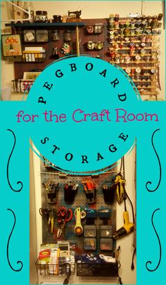 the craft room is filled with lots of crafting supplies and tools to make it easier for