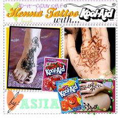 henna tattoo kool aid