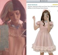 Outfits Inspired By Melanie Martinez, Birth Day Outfits, Cry Baby Outfits, Melanie Martinez Clothes Style, K 12 Outfits Ideas, Melanie Martinez Costume, Melanie Martinez Trilogy Tour Outfits, Melanie Martinez Halloween Costume