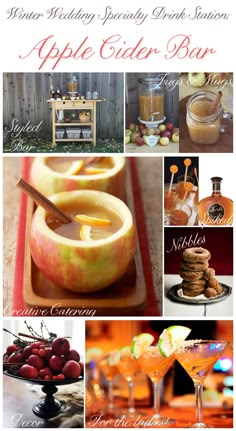 an image of apples with cinnamon sticks in them