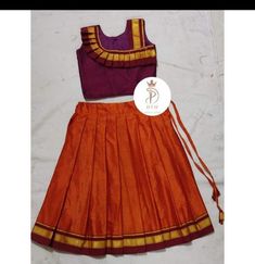 Paithani Dress, Sana Dress, Pavadai Sattai, Frock Pattern, Pattu Pavadai, Best Blouse Designs