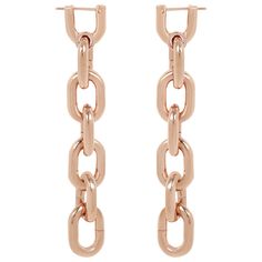 Yellow Gold, Rose Gold or Silver Description & Features: These chain earrings are guaranteed to make you feel fierce and fearless! Approximately 2 1/4" L X 1/4" W You must be at least an 18 ga. to wear these Approximate weight 0.6 oz. Sold as a pair ★★★★★★★★★★★★★★★★★★★★★★ Brand: Maya Jewelry Collection: 41697 Material(s): 22k Yellow Gold Plated, 18k Rose Gold Plated, 925 Silver Item Code: Commonly worn in: stretched lobes Search Keywords: 4g, 2g, 0g, 00g Updated: 05/25/2023 Maya Jewelry, Jewelry Sketch, Chain Of Command, Stretched Lobes, High Fashion Jewelry, Jewellery Sketches, Chain Earrings, Chains Jewelry, 18k Rose Gold