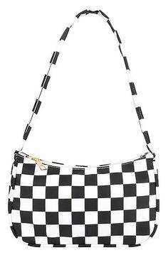 PRICES MAY VARY. Adorable & trendy small shoulder bag with cow print, zebra print, leopard print, black and white checkered print, butterfly print, easily go well with different outfits Measures 9.05*2.95*5.11in/23*7.5*13cm(L*W*H), shoulder strap 8.66in/22cm, simple and cute, small and practical, fits for phone, small wallet , cards, keys, lip stick, etc. Designed with a slim and rectangular shape, compact and convenient to carry around, top zipper closure, safely protect your small items from b Y2k Bags, Pattern Butterfly, Nylon Shoulder Bag, Rave Party, Stylish Purse, Trendy Shoulder Bag, Birthday Thanksgiving, Stylish Shoulder Bag, Bags Black