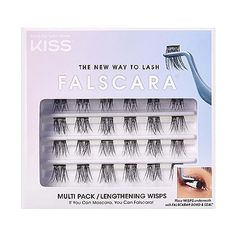 Lash Extensions in a Flash: Easy to apply, artificial wisps are just as lush as expensive salon lash extensions at a fraction of the price; attach to the underside of your natural lashes for a comfortable, more natural lash extension look If You Can Mascara, You Can Falscara: Build and customize these 24 cruelty free synthetic eyelash extensions that are reusable up to 3 times; use with starter kit, bond and seal, applicator, and remover - each sold separately Lengthen Eyelashes, Artificial Eyelashes, Lash Clusters, Diy Eyelash Extensions, Gloss Labial, Individual Lashes, Waterproof Mascara, Strip Lashes, Natural Lashes