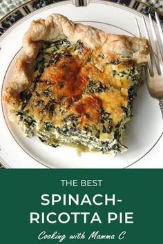 the best spinach - ricotta pie cooking with momma c