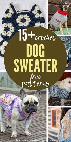 crochet dog sweater free patterns