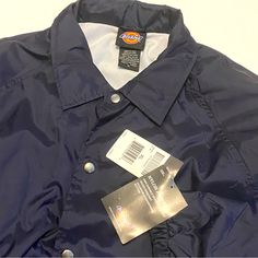 New Dickies Navy Blue Nylon Water Resistant Raincoat Snap Cinch Jacket Size Xl Place Holder: Quick Listing For Upcoming Estate Entire Closet Sale! Turn & Burn Live Show Coming Soon & All Sold As Is. Feel Free To Make Offer Now Before Show Or Make Inquiry In Comments Below. Click On This Listing For Show Updates. Thanks For Visiting My Closet “In The Past Lane” & Happy Poshing! Waterproof Blue Nylon Outerwear, Navy Nylon Outerwear For Outdoor, Navy Waterproof Nylon Windbreaker, Weatherproof Blue Outerwear For Streetwear, Navy Nylon Windbreaker For Outdoor Activities, Blue Long Sleeve Weatherproof Windbreaker, Casual Blue Weatherproof Outerwear, Navy Nylon Functional Outerwear, Navy Casual Weatherproof Windbreaker