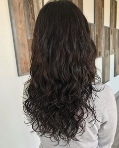 Perms For Long Hair, Pelo Ondulado Natural, Long Perm, Large Curls