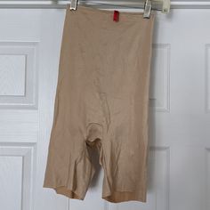 Never Worn, Nwot. Spanx Nude High-Waist Shaping Shapewear Shorts With Laser Cut Hem. There Are A Couple Stains On The Top Back As Shown In The Last Pic, But They Have Never Been Worn. Size Small. From A Clean, Smoke-Free Home. Beige Shaping Bottoms With Built-in Shorts, Shaping Beige Bottoms With Built-in Shorts, Shaping High Waist Bottoms For Loungewear, High Waist Shapewear Bottoms For Loungewear, Daywear Shaping Shorts, Shaping Daywear Bottoms In Short Length, Fitted Beige Bottoms For Daywear, Beige Fitted Bottoms For Daywear, Summer Shaping Shorts For Loungewear