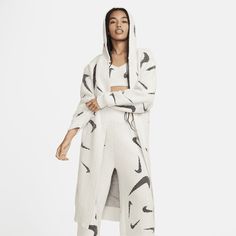 Nike Sportswear Phoenix Cozy Bouclé Women's Loose Long Knit Cardigan Sweaters Nike, Nike Sweaters, Nike Sweater, Stylish Work Outfits